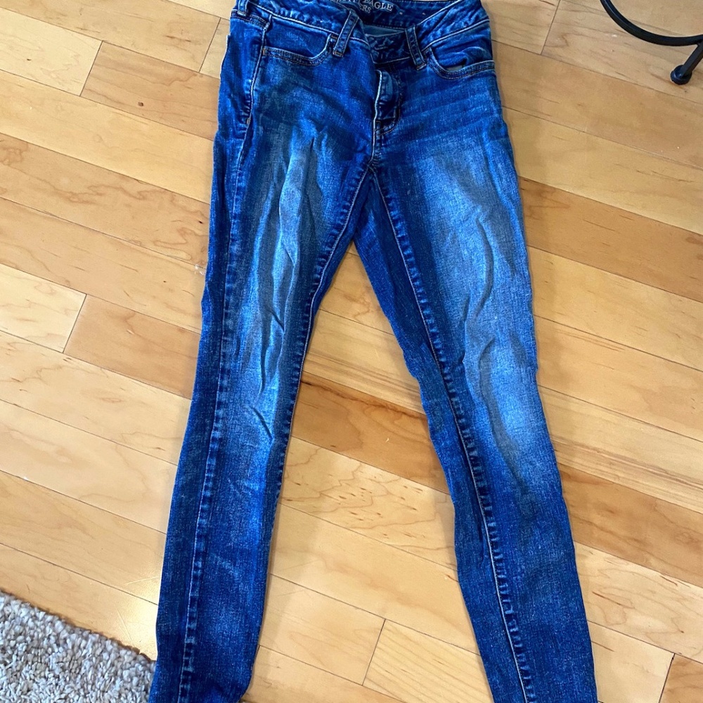 Medium Wash Stretchy Jeans